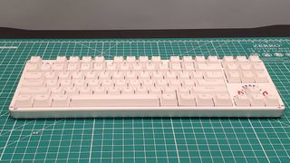 a white keyboard