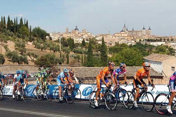 The peloton had no time to enjoy