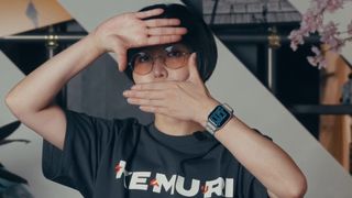 Ikumi Nakamura does the Fox Window pose