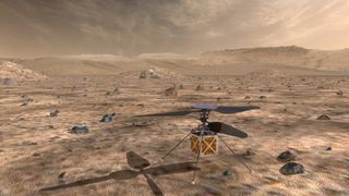 A proposed Mars helicopter has made technical progress, but NASA has not made a decision yet on including it on the Mars 2020 mission.