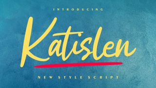 A sample of Katislen, one of the best multilingual fonts