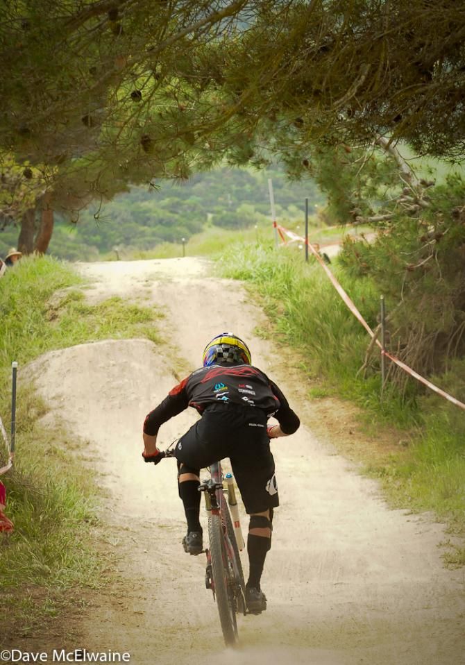 Brian Lopes pedaling hard to win the Sea Otter Classic