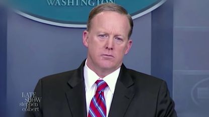 Sean Spicer, star of "The Bold and the Babbling"