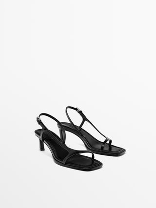 Massimo Dutti +Strappy Heeled Sandals