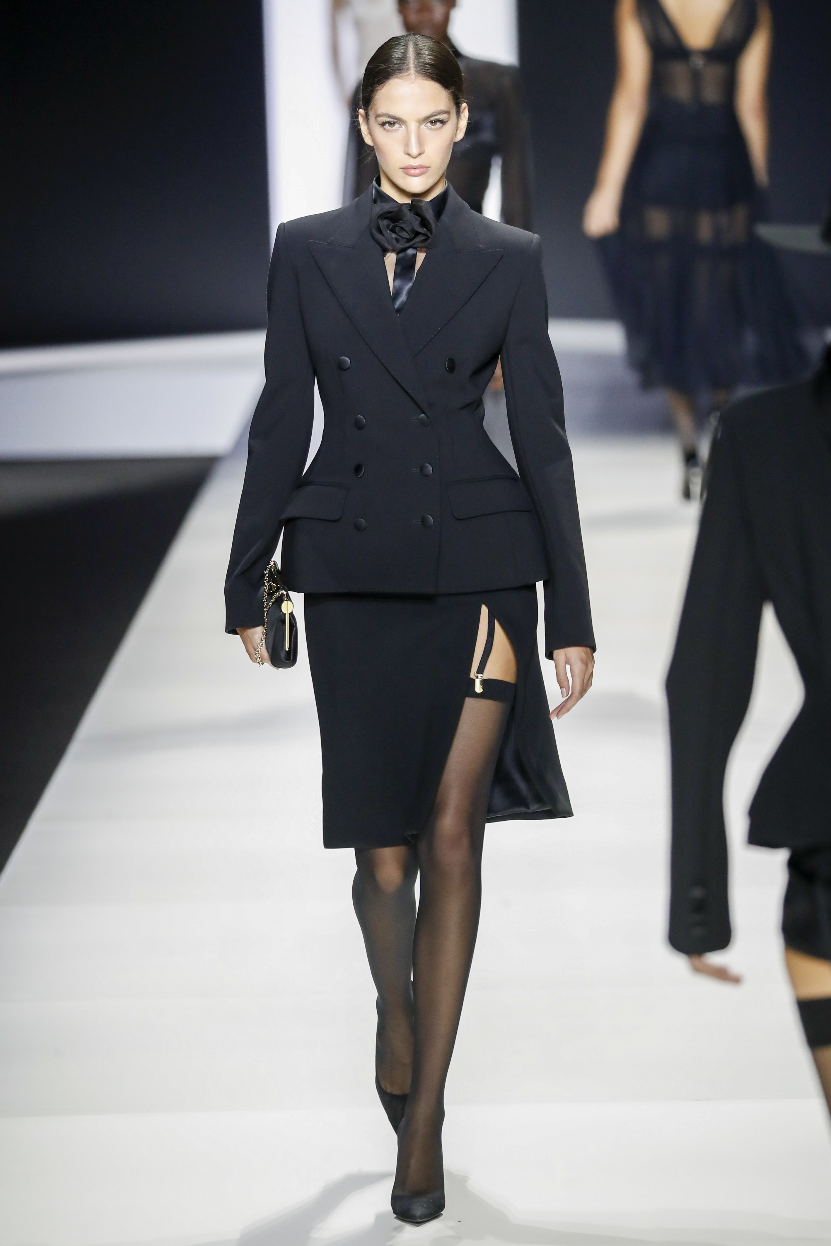 power dressing: structural blazer at Dolce and Gabbana
