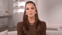 Khloe Kardashian is shown on The Kardashians.