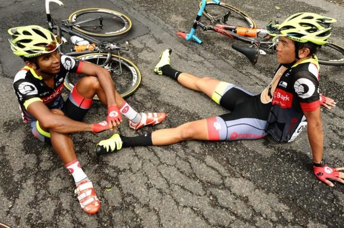 Sea Keong Loh and Ahmad Haidar Anuawar (OCBC Singapore) were in no hurry to get going again