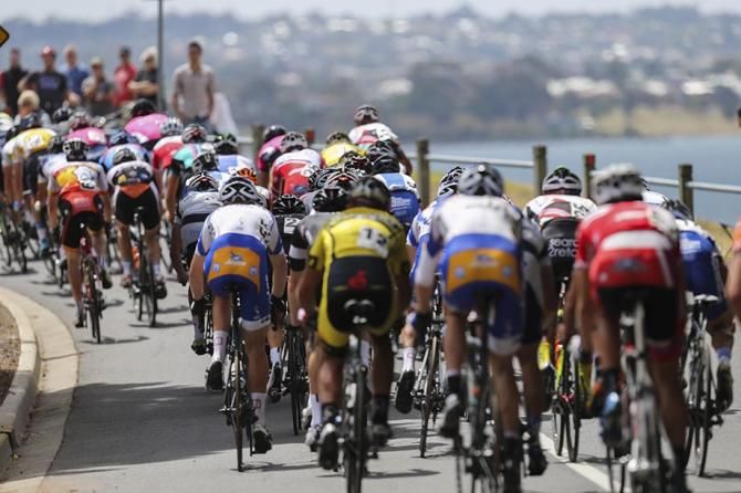 The men's peloton