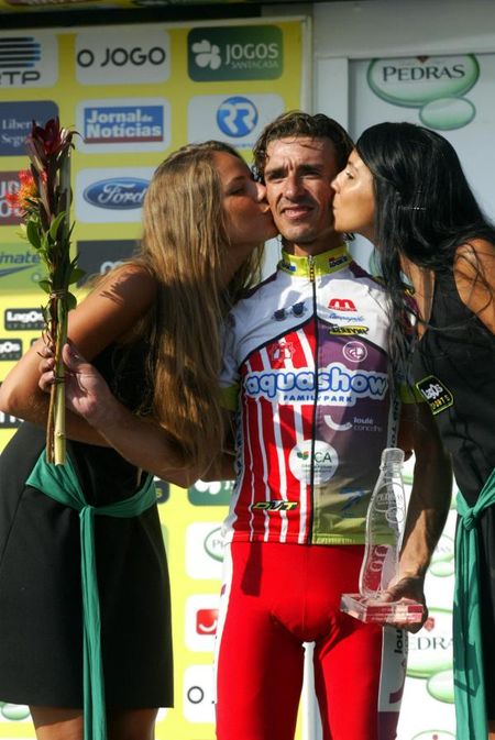 Eladio Jimenez after winning stage 6