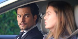 Grey's Anatomy DeLuca and Meredith in car ABC