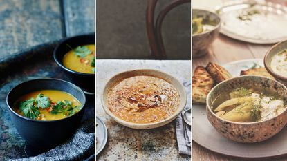 three different types of soup recipe