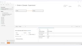 Tableau relationship manager screen