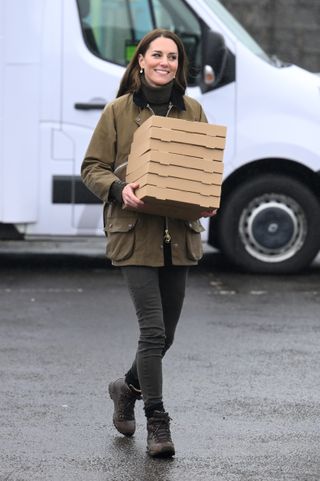 The Princess of Wales wears Berghaus walking boots