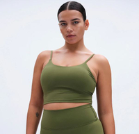 Pine Green Tank Bra