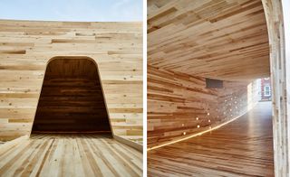 The AHEC experimenting with hardwood structures