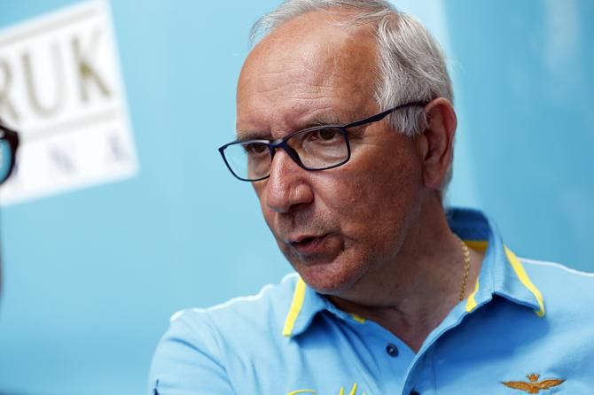 Giuseppe Martinelli happy with the Astana team's ride in the Giro d'Italia