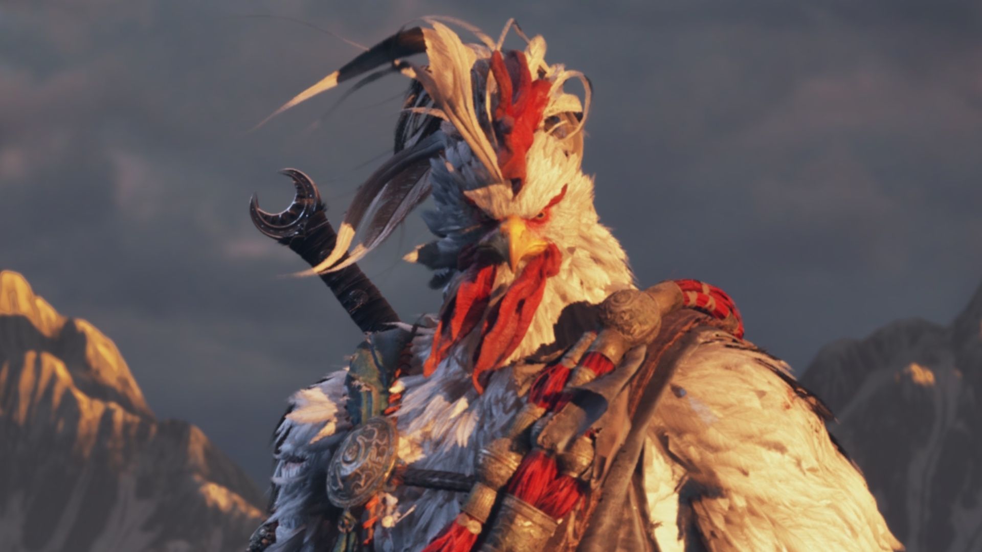 Krafton finally reveals The Bird That Drinks Tears, and he's a massive 7-foot-tall chicken warlord with dual swords who butchers his enemies without mercy or remorse