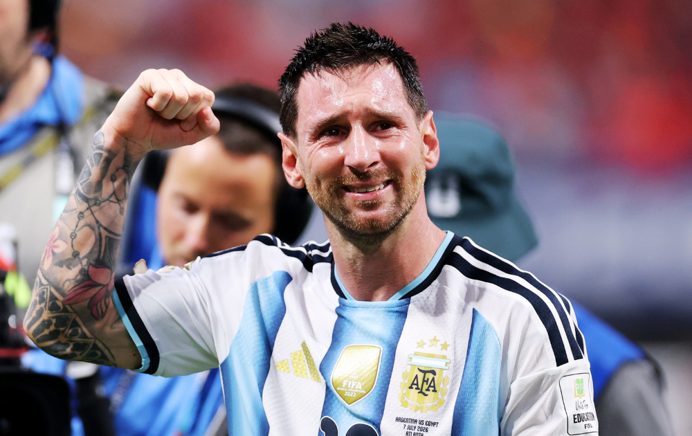 Argentina vs Spain prediction: Lionel Messi of Argentina cries in celebration at World Cup 2026