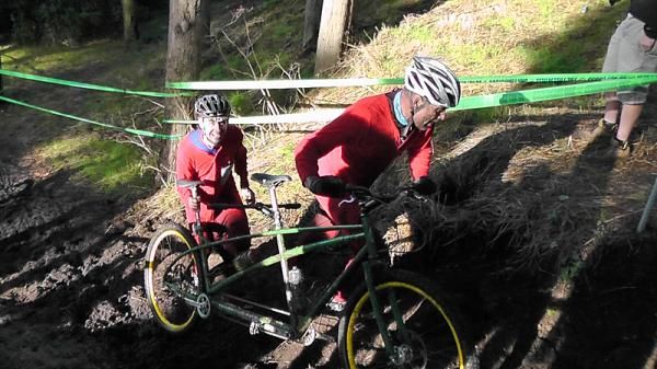 There was one tandem in the race.