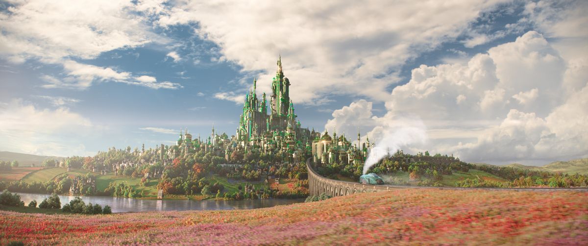 Making the VFX for Wicked; an Emerald City in a poppy field