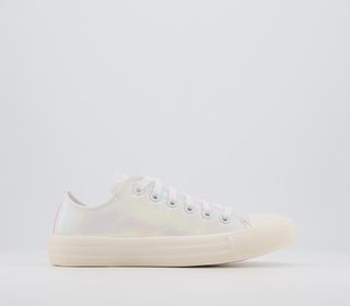 Converse Converse All Star Low Trainers White Iridescent Exclusive