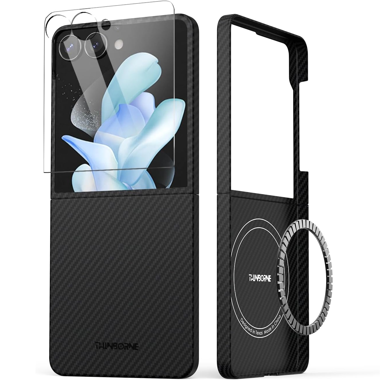 Thinborne Samsung Galaxy Z Flip 7 600D Aramid Fiber Case
