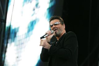 George Michael in concert.