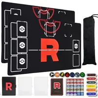Atgvbcq Playmat Set with 38 Damage Counters, 2 Trading Card Cases,65 Card Sleeves and Professional Storage Bag Atgvbcq Playmat Set with 38 Damage Counters, 2 Trading Card Cases,65 Card Sleeves and Professional Storage Bag