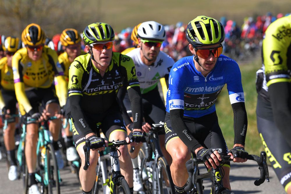 Adam Yates (Mitchelton Scott) leading Tirreno-Adriatico