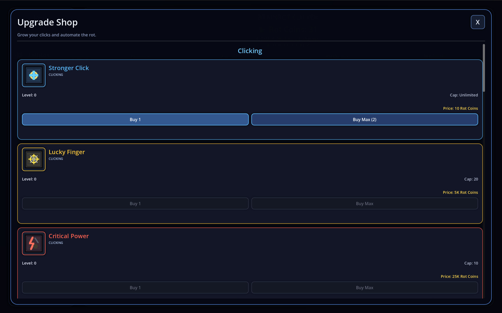 A UI from Brainrot Clicker