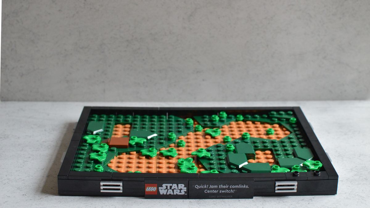 Lego Star Wars Endor Speeder Chase Diorama