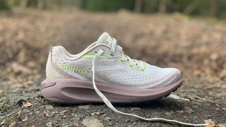 Merrell Morphlite shoe on the trail