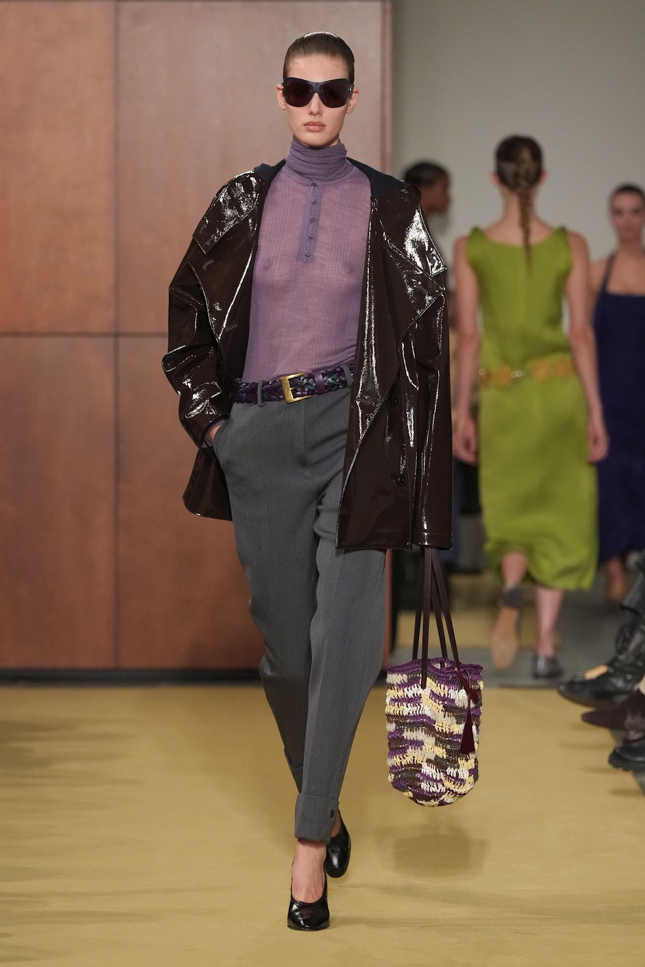 models on the Fall 2026 Tory Burch fashion show runway