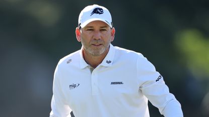 Sergio Garcia during The Masters 