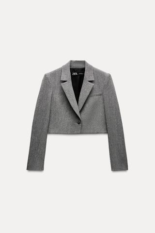 Blazer mit metallischem Fadenschnitt