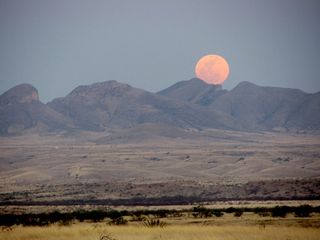 This supermoon photo was taken on May 5, 2012, from Pima County, Sonoita, Ariz.