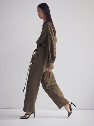 Tino Trousers in Moss