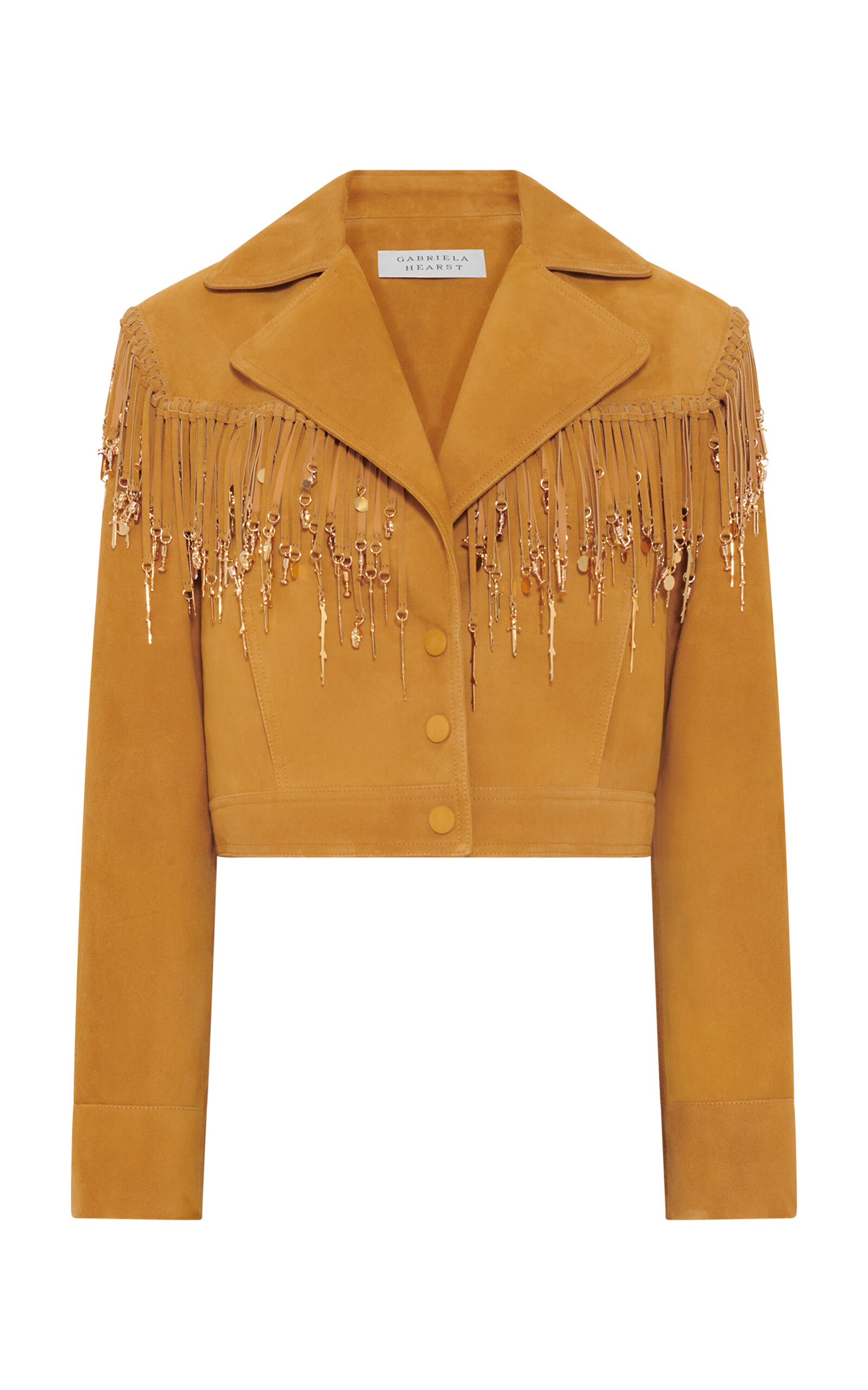 Azra Fringed Suede Jacket