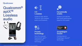 a diagram showing information on qualcomm aptx lossless