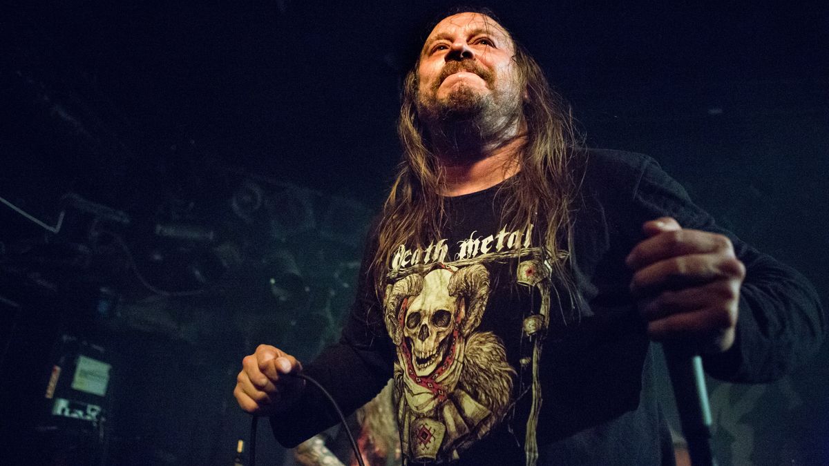 The Swedish death metal band Entombed A.D performs a live concert at John Dee in Oslo. Here vocalist Lars Goran Petrov is seen live on stage. 