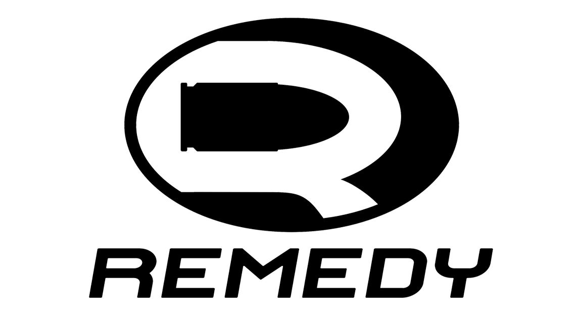Remedy logo; a R with a bullet design