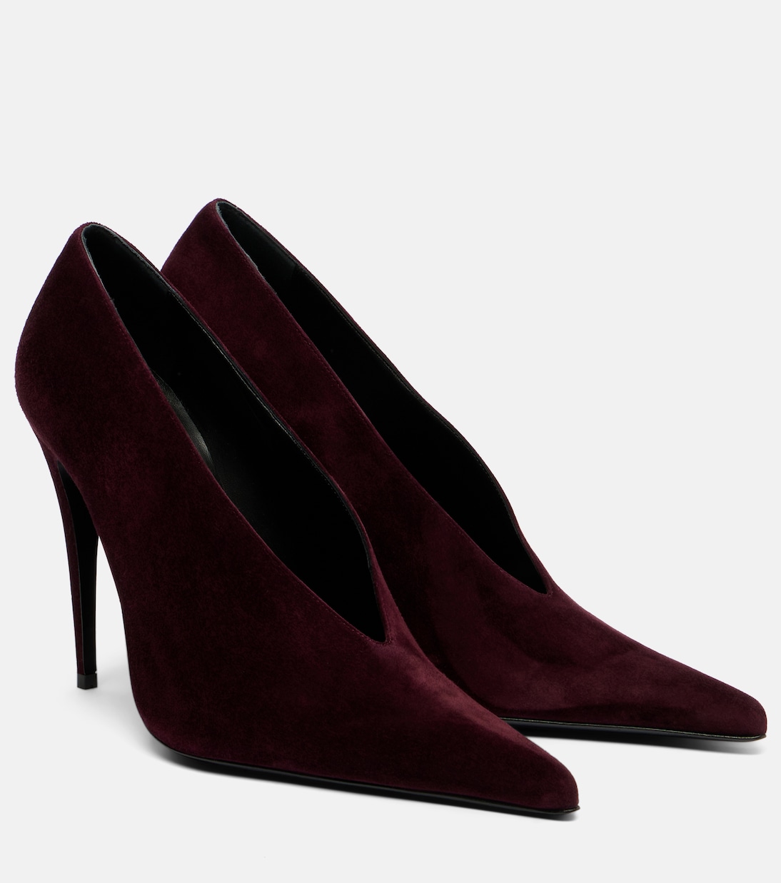 Suede Pumps