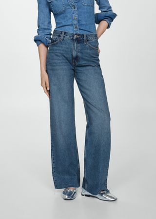 High-Waist Wideleg Jeans