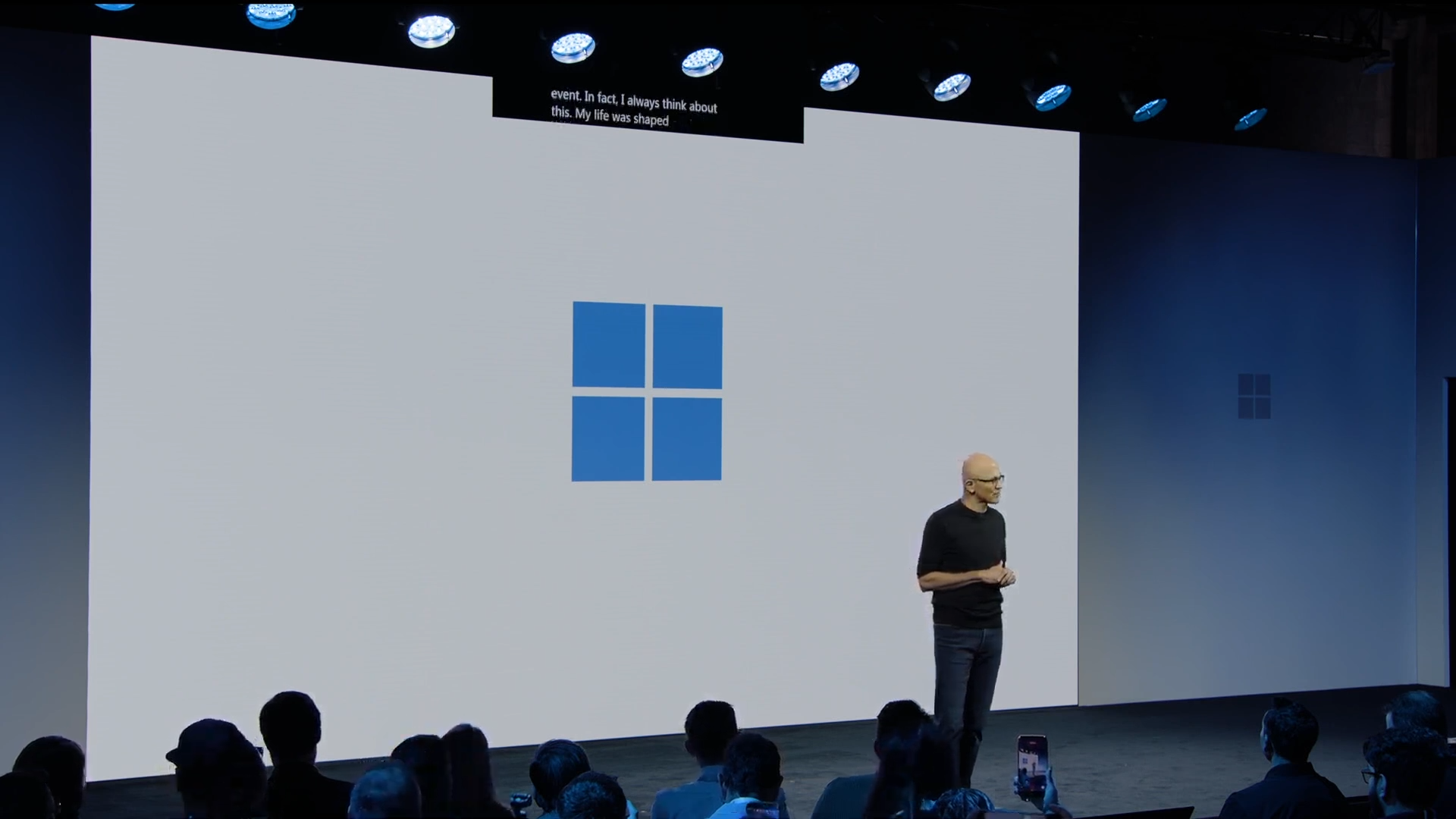 Satya Nadella at Microsoft Surface Laptop Ultra event