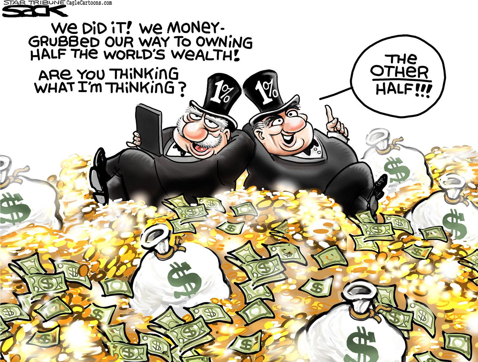 Editorial cartoon economy wealth | The Week