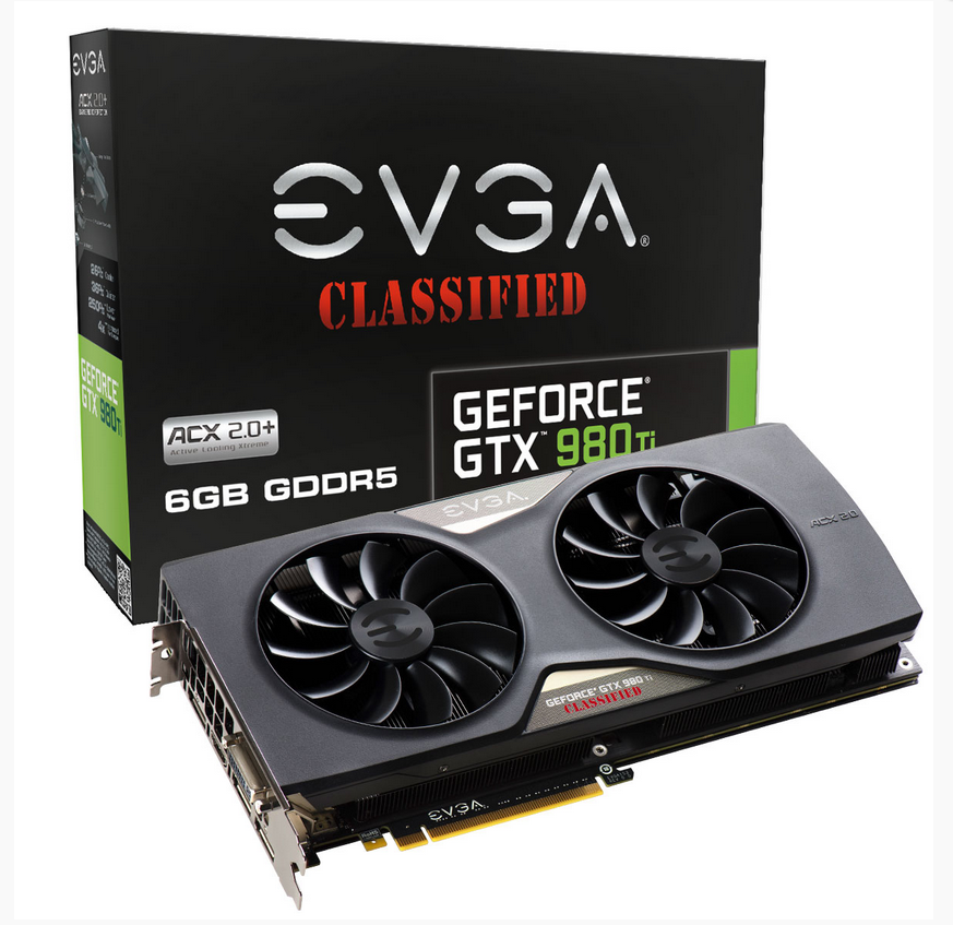 EVGA GeForce GTX 980 TI Classified ACX 2.0+ Designed For Extreme ...