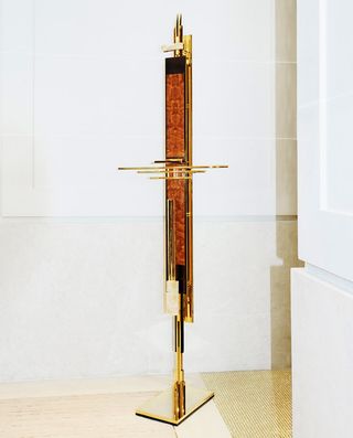 16th-century mahogany and triple-plated in 24ct gold