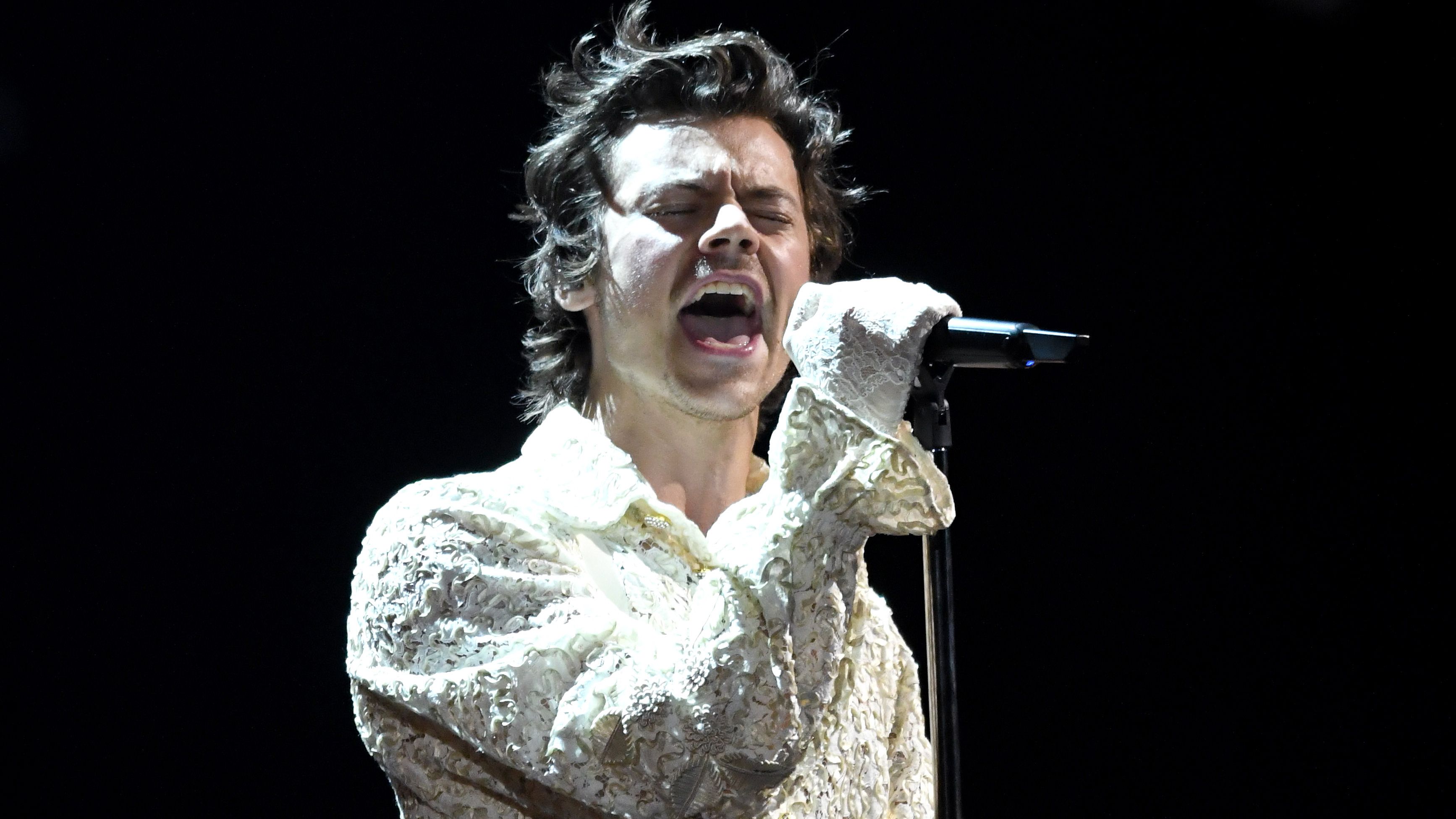 Harry Styles Channeled Princess Diana in a Sheep Sweater Vest