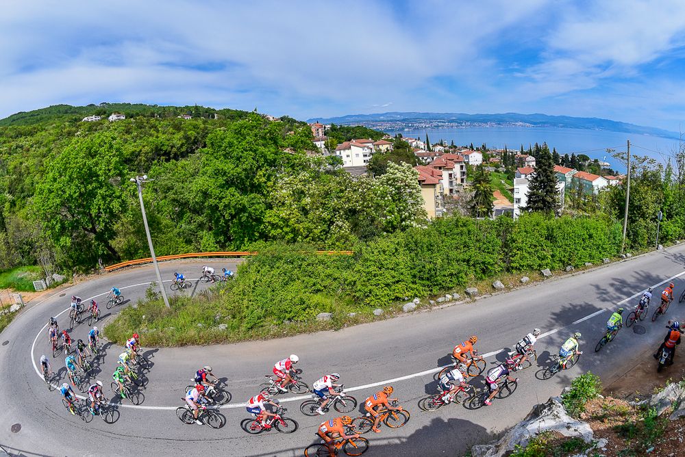 Scenery along the route at the 2016 Tour of Croatia