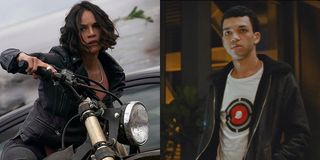 Michelle Rodriguez and Justice Smith